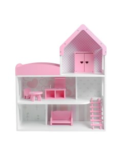 Кукольный дом Мармелад с обоями и набором мебели Avalon