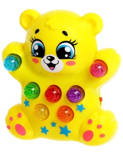 Развивающая музыкальная игрушка Медвежонок желтый 3630478 Zabiaka