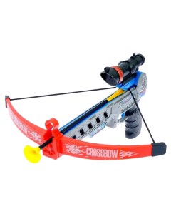 Арбалет игрушка Спорт стреляет присосками с лазерным прицелом от батареек Sima-land