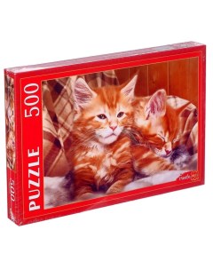 Пазл Рыжие котята Мейн куна 500 дет 5422975 Рыжий кот