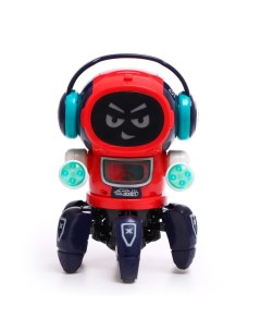 Робот музыкальный Смарти звук свет ходит цвет красный SL 05926A Iq bot