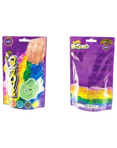 Набор креативного творчества Кинетический песок серия KidSand в пакете 0 6 кг Danko toys