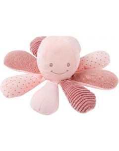 Игрушка мягкая Soft toy Lapidou Activity Octopus Осьминог pink 879736 Nattou