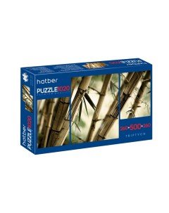 Пазл 500 260х2 элементов Premium Triptych Бамбуковый лес Т1020ПЗ2_22527 Hatber