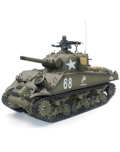 Радиоуправляемый танк M4A3 Sherman V7 0 масштаб 1 16 RTR 2 4GHz 3898 1 V7 0 Heng long