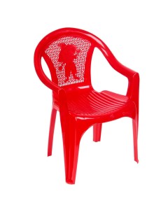 Кресло детское 380х350х535 мм цвет красный 2003796 Nobrand
