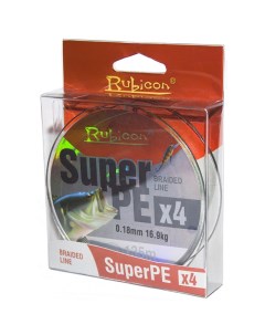 Леска плетеная Super PE 0 4 мм 135 м 41 4 кг gray Rubicon