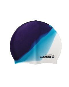 Шапочка для плавания MC34 синий белый Larsen