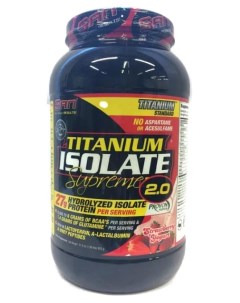 Протеин Titanium Isolate Supreme 2 0 908 г strawberry yoghurt San