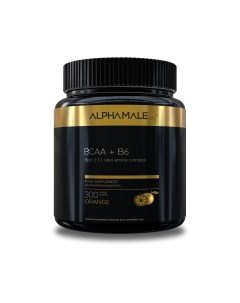 BCAA B6 premium 300 г апельсин Alphamale labs