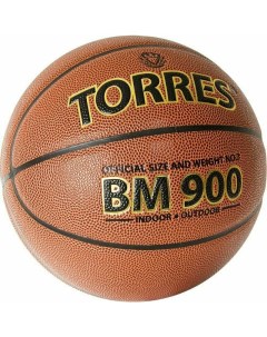 Мяч баскетбольный BM900 арт B32037 р 7 ПУ композит нейлон корд бутиловая камер Torres