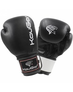 Боксерские перчатки KO400 черные 8 унций Kougar