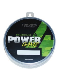 Леска плетеная шнур POWER GAME X4 LIGHT GREEN PGX4LG04 150 м 0 1мм Tokuryo
