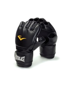 Боксерские перчатки Martial Arts Grappling PU черные 6 унций Everlast