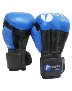 Перчатки для Рукопашного боя КЛАССИК синие 4 oz Rusco sport