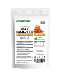 Соевый протеин Protein Soy isolate Salted Caramel 1000g Supptrue