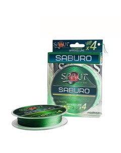 Леска плетеная шнур SABURO SOFT ULTIMATE BRAIDED LINE X4 31249 95 м 0 25мм Sprut
