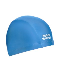 Тканевая шапочка для плавания Adult Lycra цвет Голубой 17W Mad wave