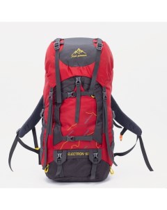 Рюкзак туристический на шнурке 60 л цвет красный Nobrand