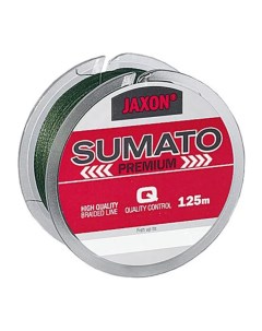 Плетеный шнур Sumato 4x 125 m зеленый для рыбалки 0 14 mm 15 kg Jaxon
