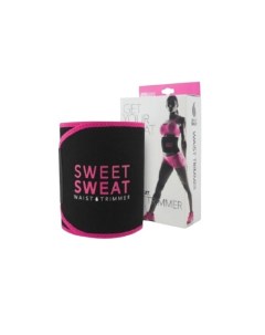 Пояс корсет универсальный для похудения Sweat Waist Trimmer размер L розовый Nobrand