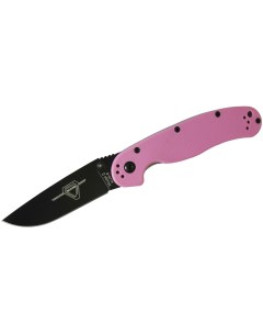 Туристический нож Rat II розовый Ontario