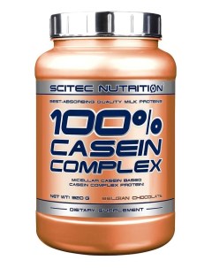 Протеин 100 Casein Complex 920 г belgian chocolate Scitec nutrition