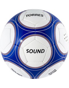 Футбольный мяч Sound 5 white blue black Torres