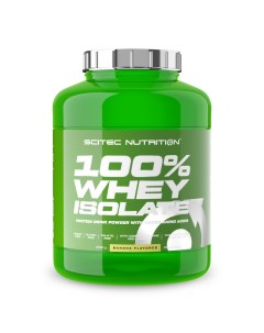 Протеин 100 Whey Isolate 2000 г банан Scitec nutrition