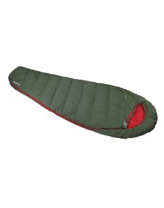 Спальный мешок Pak 1000 темно зеленый красный левый High peak