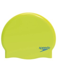 Шапочка для плавания Junior Plain Moulded Silicone Cap B791 green Speedo