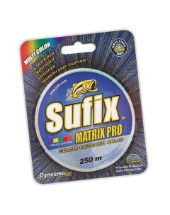 Леска Sufix Pro Multi Color 250м 0 25мм 22 5кг Matrix
