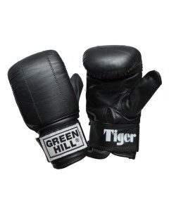 Снарядные перчатки Tiger черные 7 унций Green hill