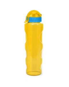 КК0161 Бутылка для воды LIFESTYLE со шнурком 700 ml anatomic прозрачно желтый Nobrand
