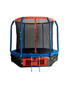Батут Jump Basket с сеткой 183 см синий красный Dfc