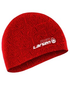 Шапочка для плавания SC black red Larsen