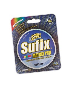 Леска плетеная Matrix Pro 0 2 мм 250 м 18 кг multicolor Sufix