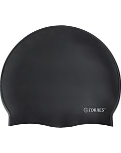 Шапочка для плавания Flat SW 12201BK черный силикон Torres