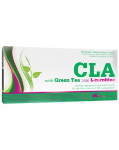 Жиросжигатель CLA with Green Tea plus L Carnitine 60 капсул Олимп