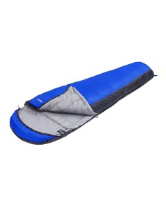 Спальный мешок Bizon Jr синий серый левый Jungle camp