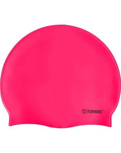 Шапочка для плавания Flat SW 12201PK розовый силикон Torres