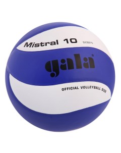 Мяч волейбольный Mistral 10 BV5661S размер 5 PU бутиловая камера клееный Gala