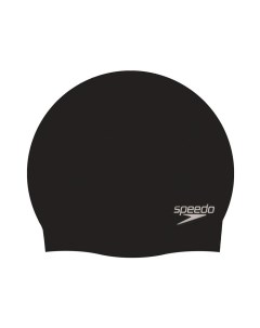 Шапочка для плавания Plain Molded Silicone Cap арт 8 709849097 черный силикон Speedo