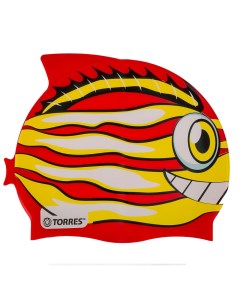 Шапочка для плавания детская Junior SW 12206RD красный силикон Torres