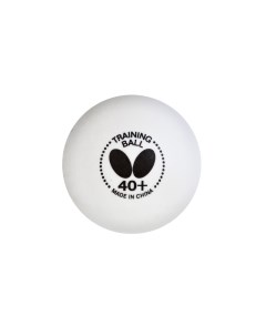 Мячи для настольного тенниса Training 40 Plastic 2022 x1 White Butterfly