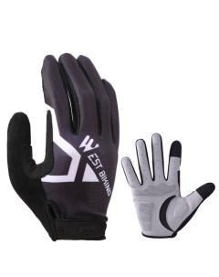 Перчатки велосипедные перчатки спортивные YP0211216 черный серый L 8 West biking