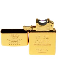 Дуговая USB зажигалка Золотой слиток Nobrand