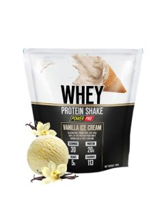 Протеин Whey Protein Shake 900 гр ванильное мороженое Power pro