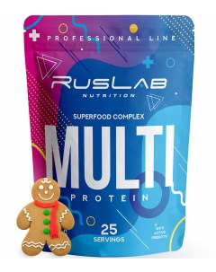 Комплексный протеин Multi Protein 800гр имбирный пряник Ruslabnutrition