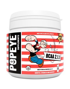 BCAA 2 1 1 250 г банановая жвачка Popeye supplements